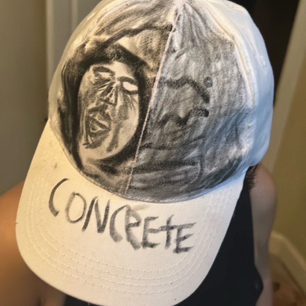 CONCRETE Original Artwork White Hat